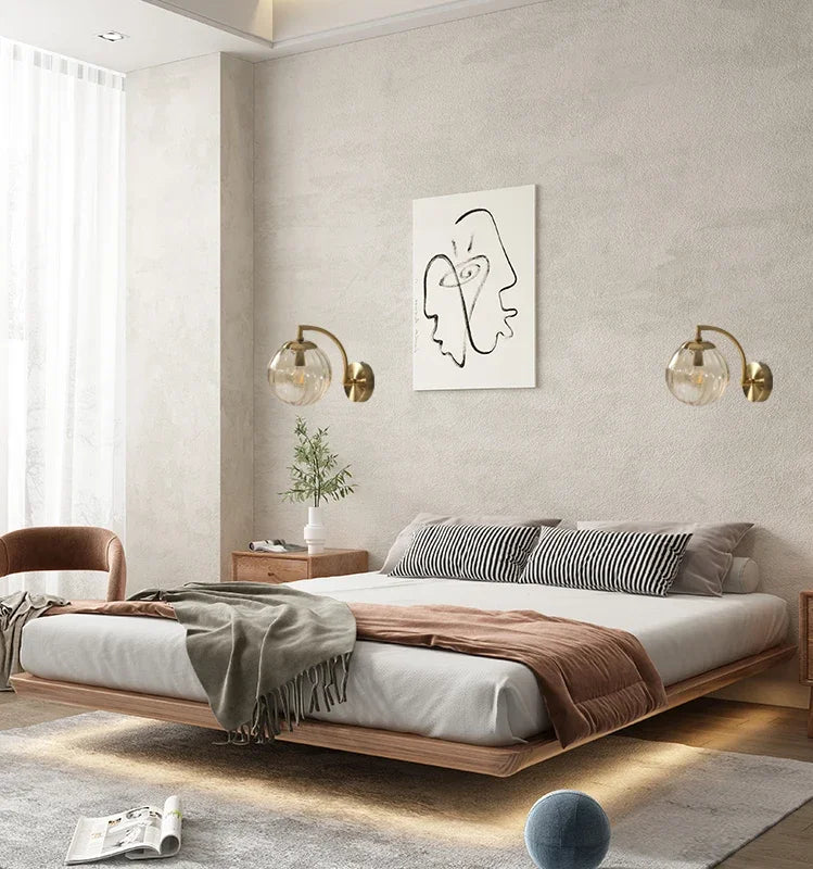 Lampe de chevet Murale Vintage Minimaliste - Opale