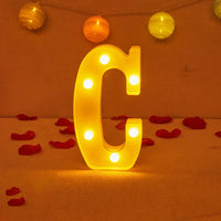 Lampe Alphabet Lettre et Numéro LED pour Évenement - Opale
