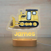 Lampe de chevet Enfant Jungle Nom Personnalisé - Opale