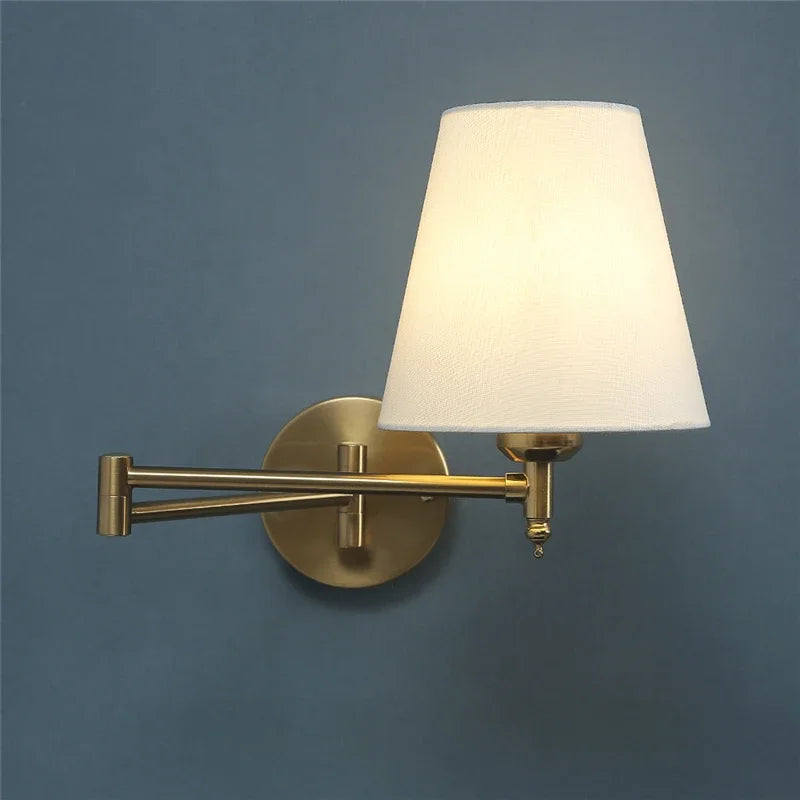 Lampe de Chevet Murale à bras articulé Nordique