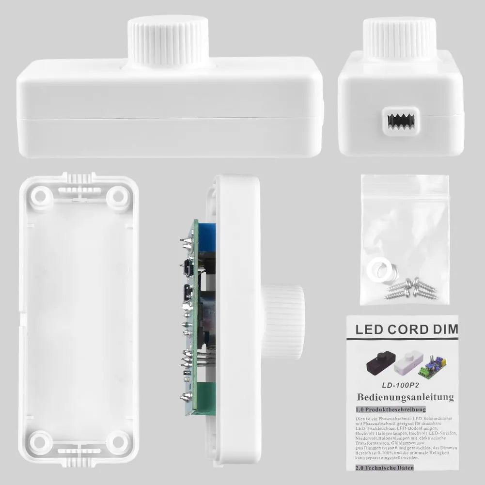 Interrupteur Variateur pour Lampe de chevet - Opale