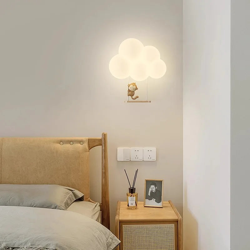 Applique Murale Nuage Blanc pour Enfant - section Image