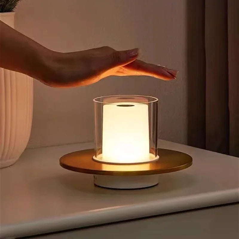 Lampe de chevet Moderne Tactile en Forme de Bougie - section Image