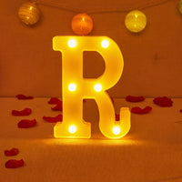 Lampe Alphabet Lettre et Numéro LED pour Évenement - Opale