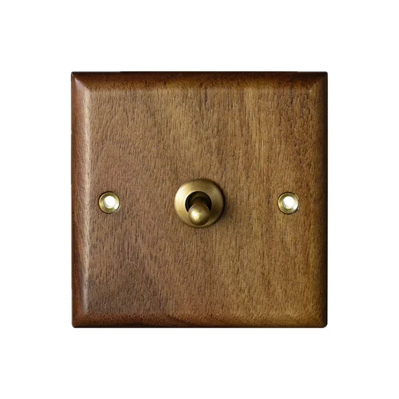 Interrupteur Lampe de chevet Murale en Bois Massif - Opale