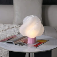 Lampe de chevet Originale Barbe à Papa Rétro - Opale