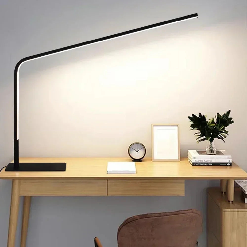 Grande Lampe de Bureau LED Moderne Noir - Opale Image