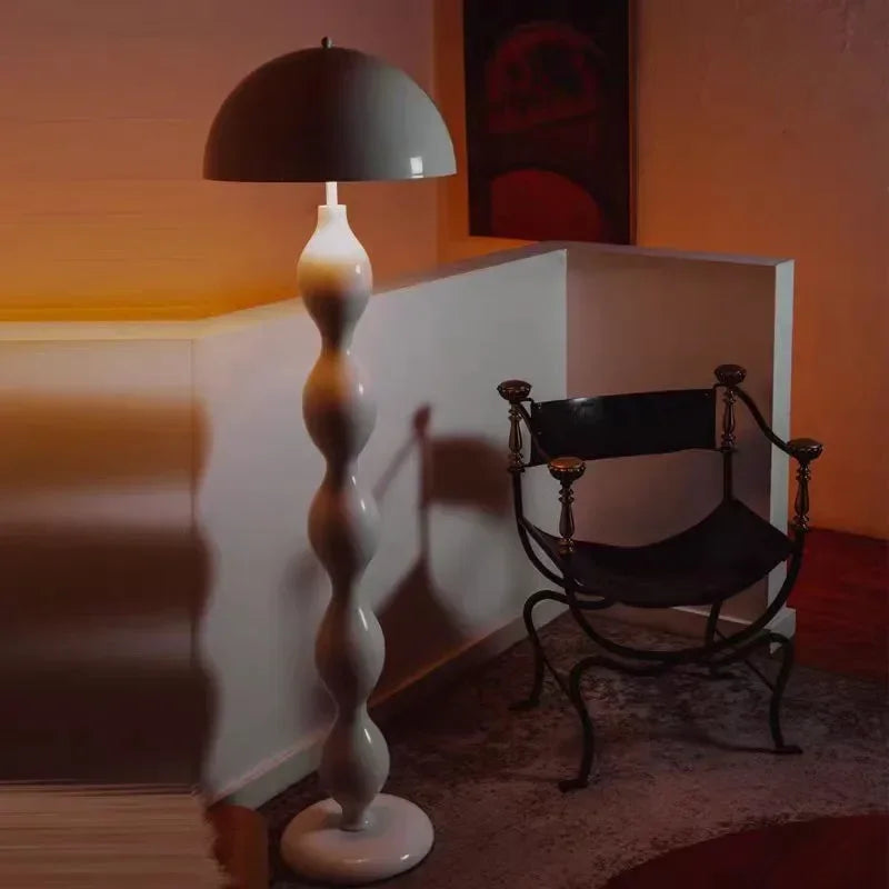 Grande Lampe de chevet Scandinave Champignon - Opale