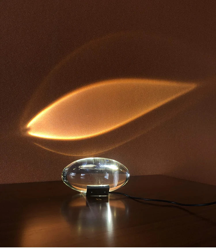 Lampe de chevet Design Italien Projection de Lumière - Opale