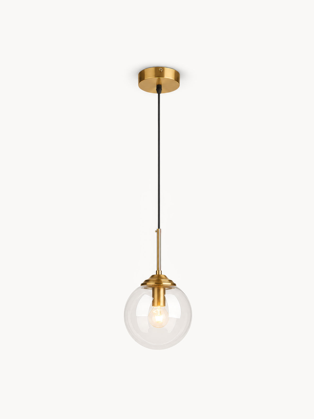 Suspension Boule en Verre Nordique