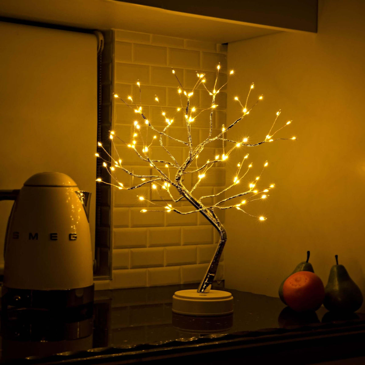 Lampe de chevet Arbre Lumineux LED - Opale