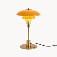 Lampe de Chevet Paquebot en Verre Scandinave
