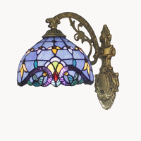 Lampe de Chevet Murale Tiffany à vitrail