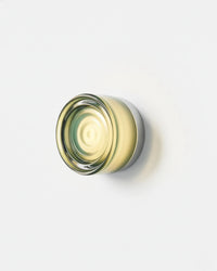 Applique murale en verre teinte jade au design circulaire