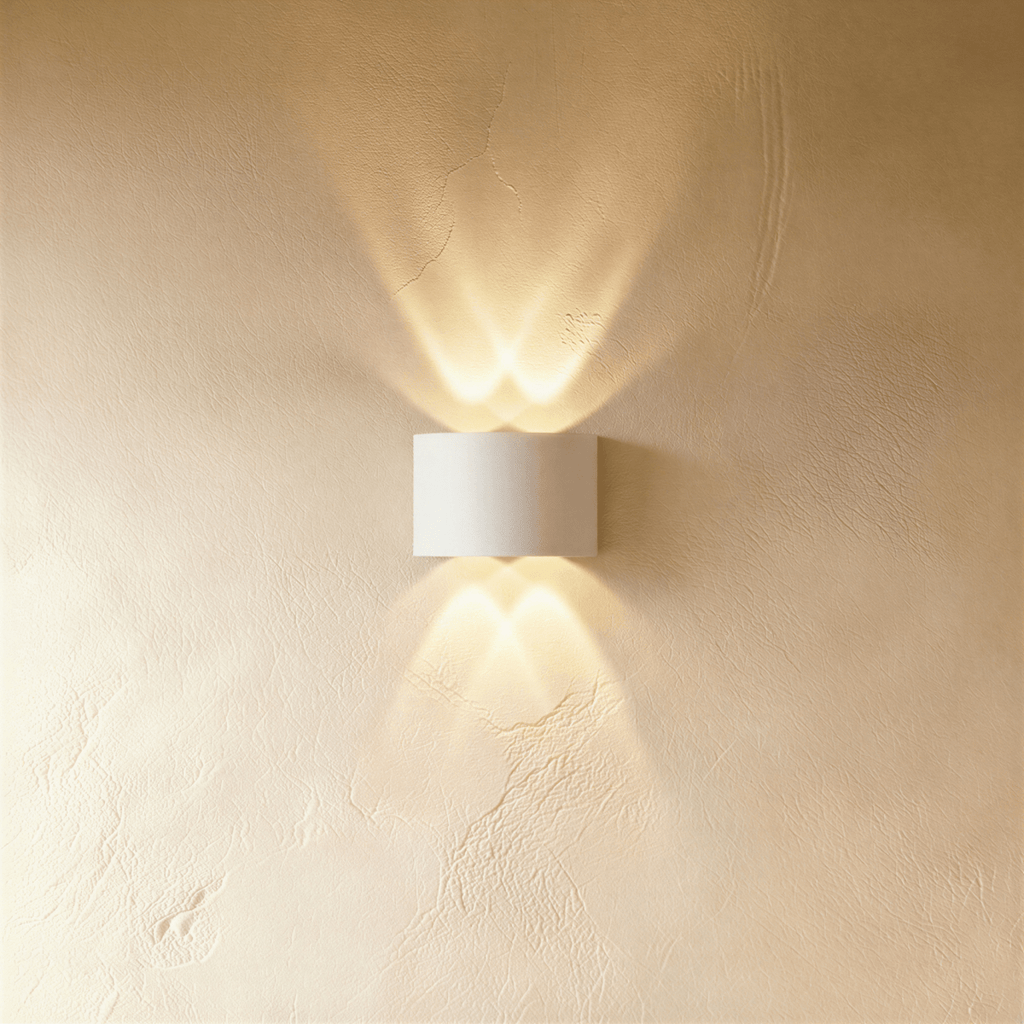 Applique murale LED étanche blanche 4W à quatre faisceaux