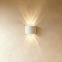 Applique murale LED étanche blanche 4W à quatre faisceaux