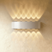 Applique murale LED étanche blanche 12W à douze faisceaux