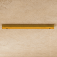 Barre de fixation au plafond du lustre design, finition dorée