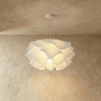 Lustre design fleur modèle B 40 cm forme nuage arrondie