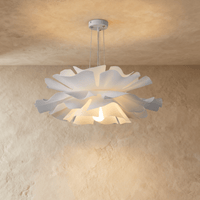 Lustre design fleur modèle A 60 cm avec lumière douce