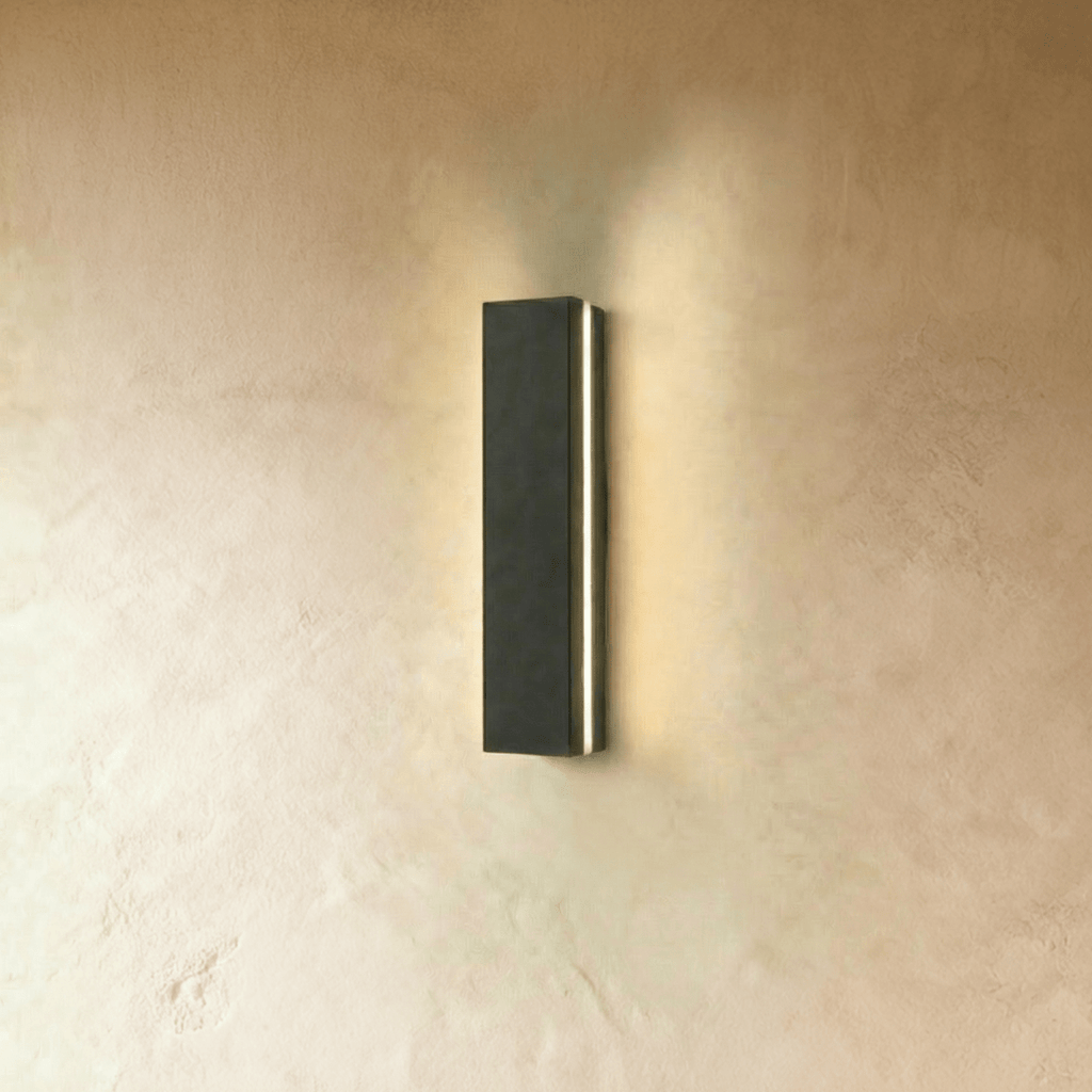 Applique murale extérieure LED longue de 60 cm avec lumière chaude