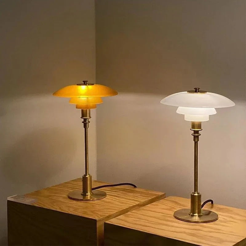 Lampe de Chevet Paquebot en Verre Scandinave - section Image