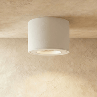Spot LED orientable en aluminium blanc monté en saillie au plafond