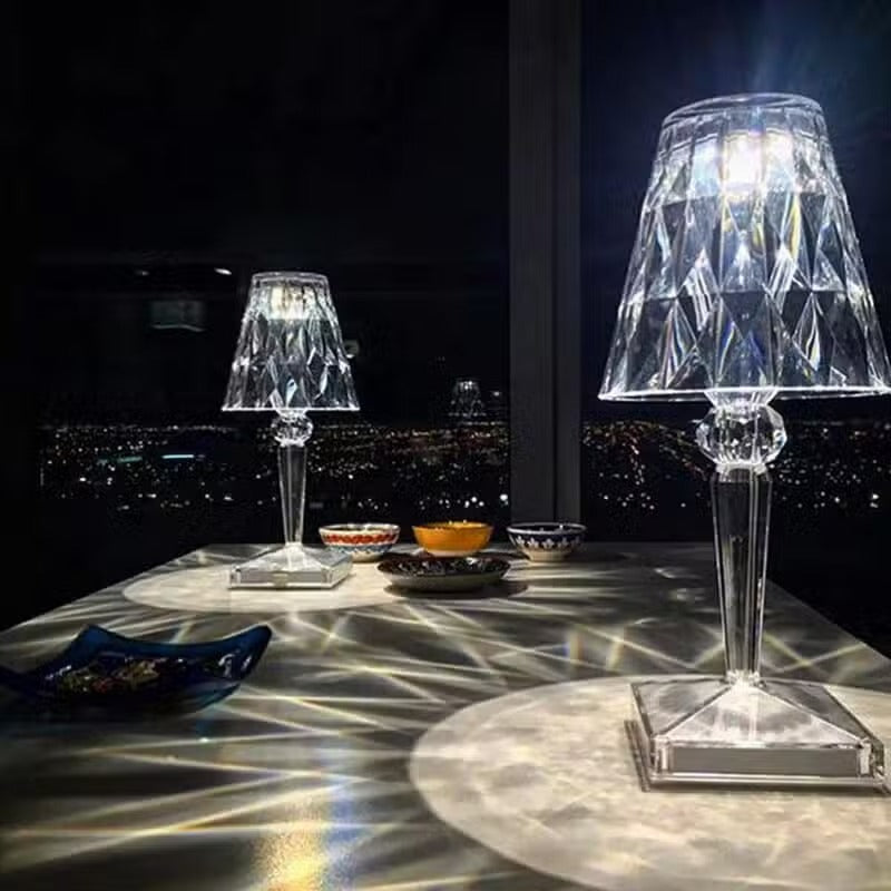 Lampe Cristal Tactile et LED
