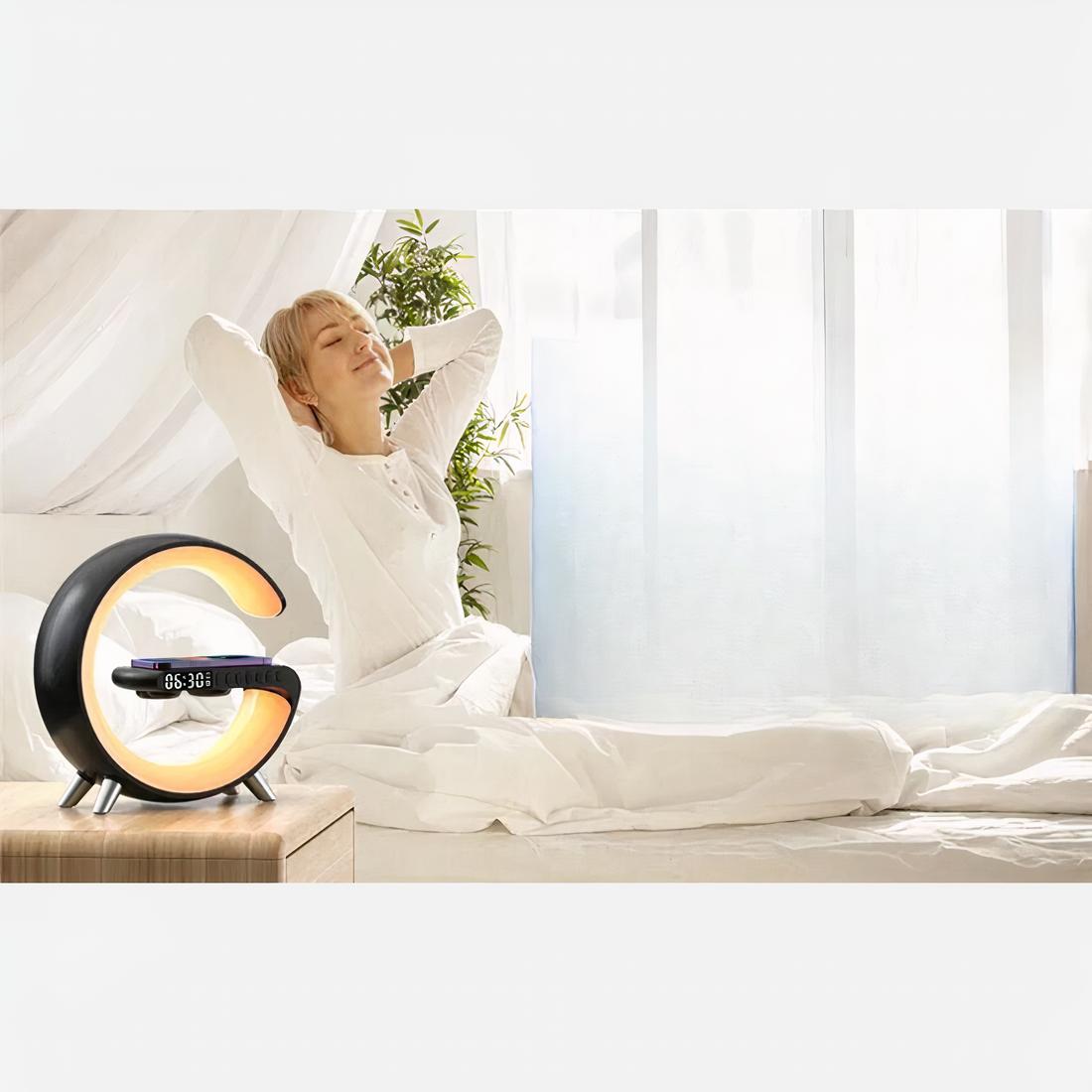 Lampe Réveil Bluetooth et Induction - Opale Image