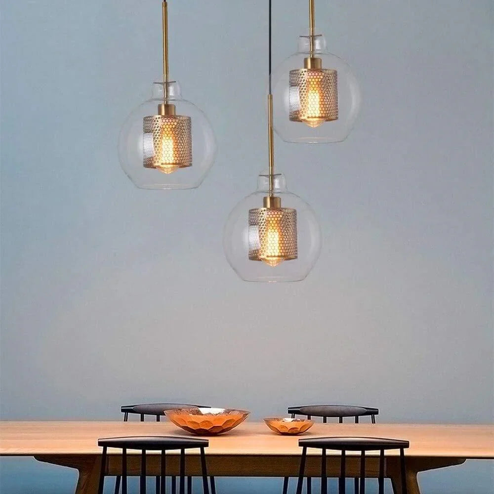 Lampe de chevet Suspendue Industrielle - Opale