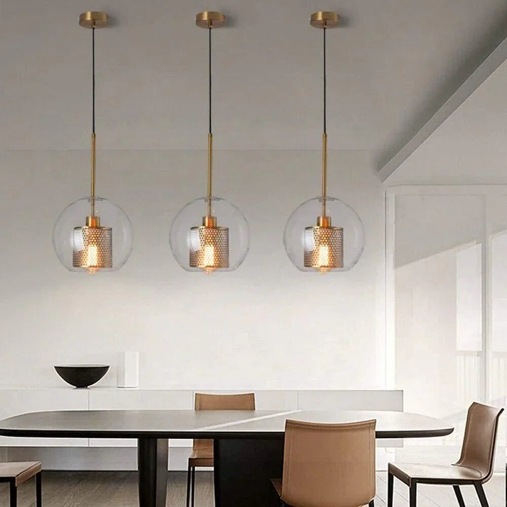 Lampe de chevet Suspendue Industrielle - Opale