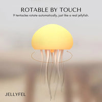 Lampe de Chevet Originale Méduse Dansante LED - Opale