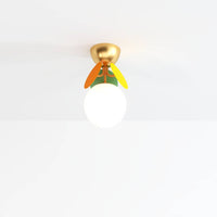 Lustre moderne multicolore à une tête