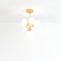 Lustre moderne blanc à six têtes