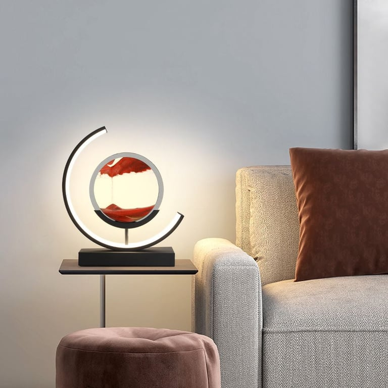 Lampe Sablier 3D Apaisante LED - section Image