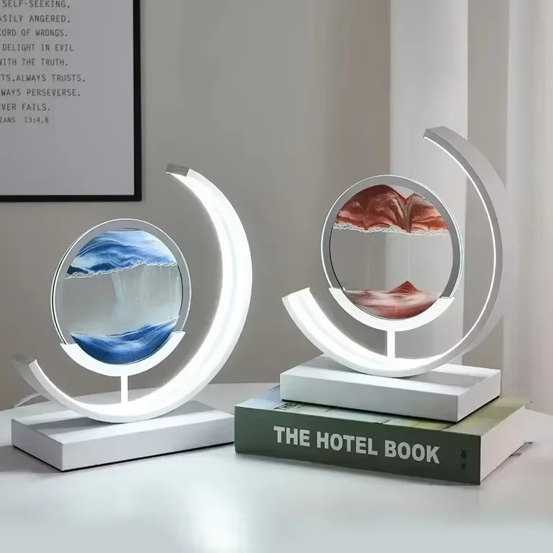 Lampe Sablier 3D Apaisante LED - section Image