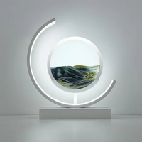 Lampe Sablier 3D Apaisante LED - Opale