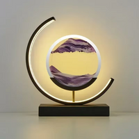 Lampe Sablier 3D Apaisante LED - Opale