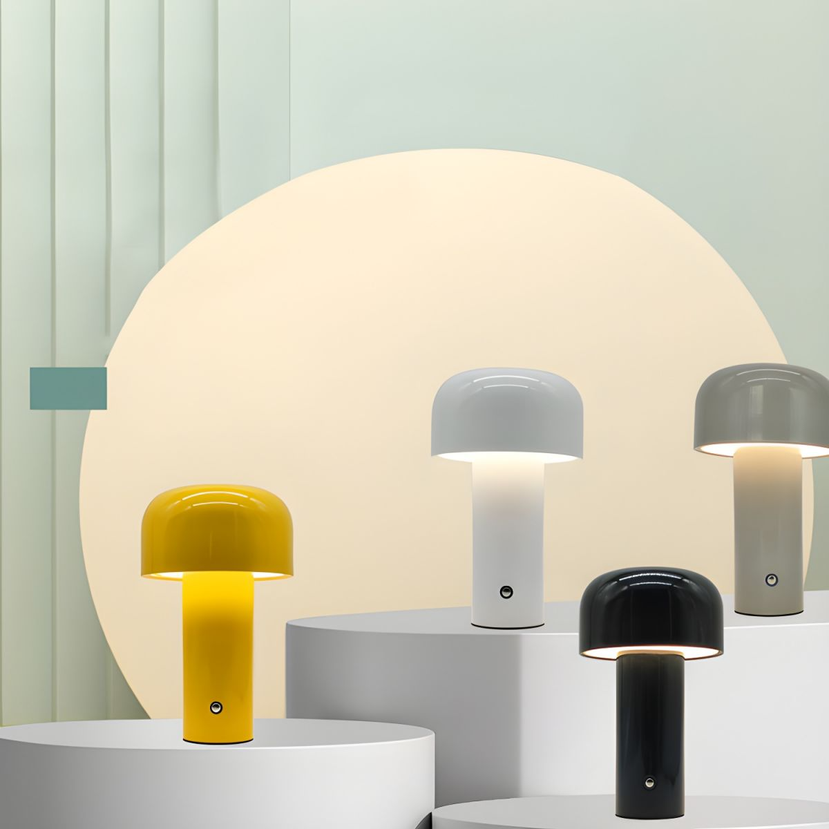 Lampe de chevet LED Champignon style Nordique - section Image