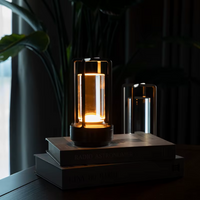 Lampe de chevet Industrielle Tactile style Camping - Opale