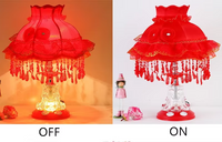 Lampe de chevet Baroque Fille - Opale