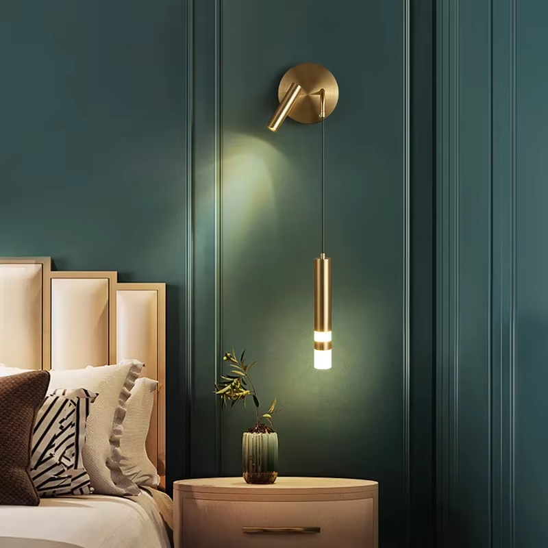 Lampe de chevet Murale Moderne avec Liseuse - Opale