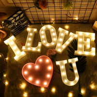 Lampe Alphabet Lettre et Numéro LED pour Évenement - Opale