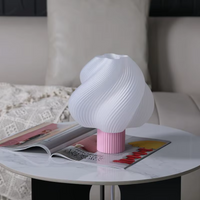 Lampe de chevet Originale Barbe à Papa Rétro - Opale