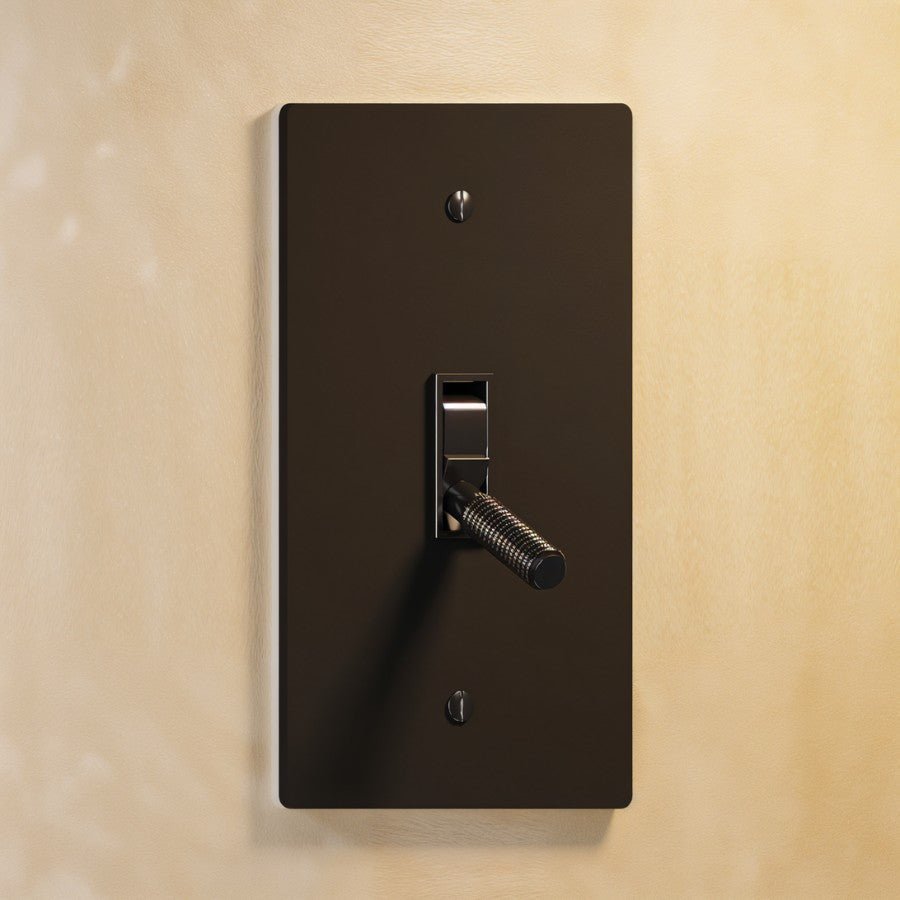 Interrupteur vintage a levier Noir Mat 1 poste