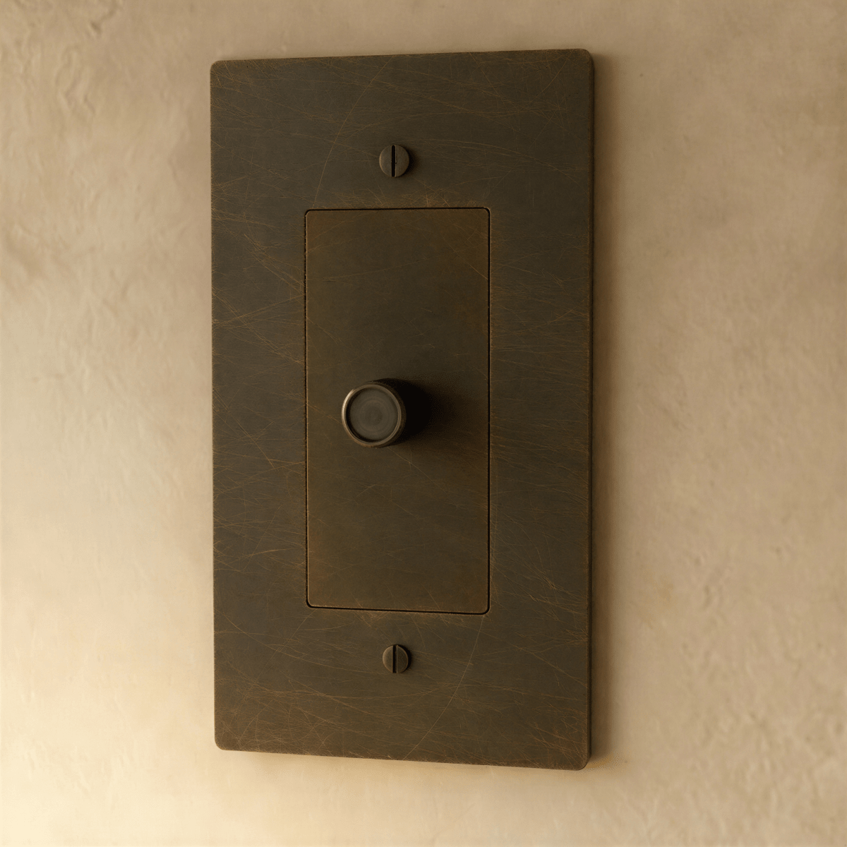 Variateur de lumière finition bronze patiné 1 poste