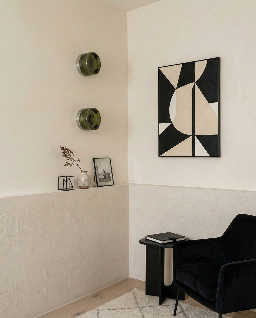 Applique murale en verre eclairage decoratif