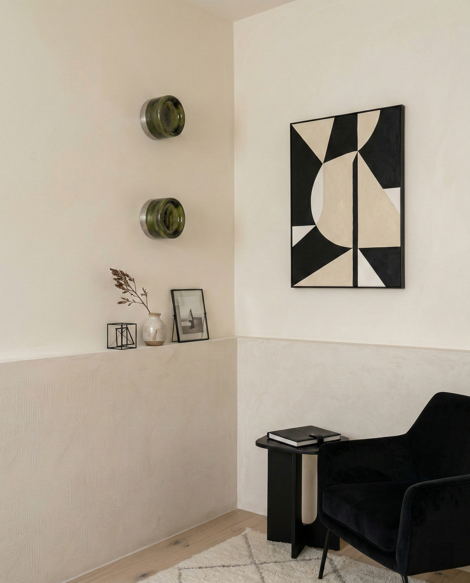 Applique murale en verre eclairage decoratif